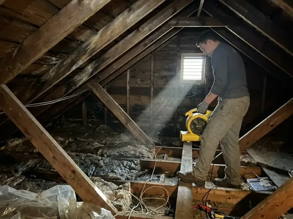 attic-water-damage-drying-proc-007 — frequently asked questions, Emergency Water Extraction & 24/7 Flood Response in Wedgefi…